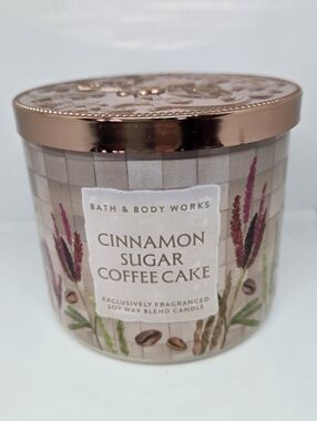 CINNAMON SUGAR COFFEE CAKE 3-Wick Candle